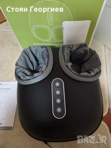 Чисто нов Масажор за крака Medcursor MD 400 с 3D Шиацу масаж, въздушна компресия, снимка 2 - Масажори - 55943951