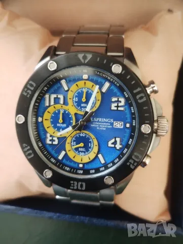 Оригинален часовник"J.Springs", снимка 10 - Мъжки - 49424456