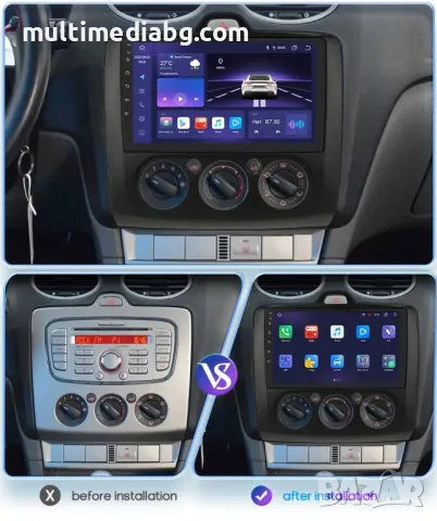 Ford Focus 2004-2011 Мултимедия Навигация Android