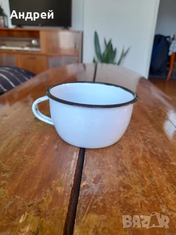 Старо емайлирано канче,чаша #9