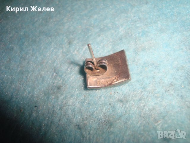 МАЛАХИТЕНА СРЕБЪРНА АРТ МАРКОВА ОБЕЦА СРЕБРО 925 ЮВЕЛИРНА МАЙСТОРСКА РАБОТА 25935 , снимка 5 - Обеци - 35820038