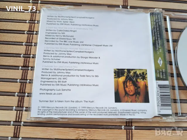 Texas – Summer Son, снимка 3 - CD дискове - 50385597