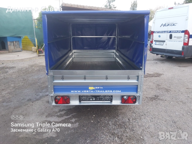 Туристическо, самосвално ремарке VESTA LIGHT 25 с брезент и шпригли Н120, снимка 15 - Ремаркета - 52165065