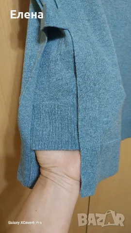 Пуловер без ръкави  iis woodling. размер М. 55% е вълна, 45% cotton. , снимка 5 - Блузи с дълъг ръкав и пуловери - 47368314