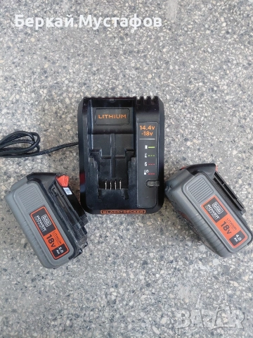 BLACK+DECKER 18V – Перфоратор + Циркуляр (комплект), снимка 2 - Други инструменти - 53584741