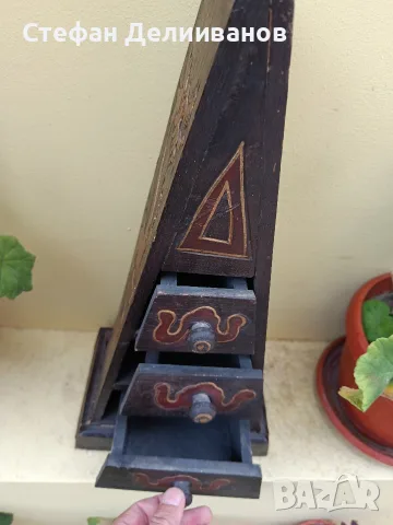 старинно дървено шкафче , снимка 3 - Шкафове - 56268765