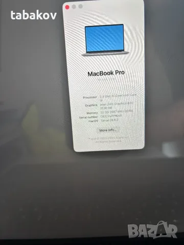 Apple MacBook Pro 16" 2019 i9-9980HK 512GB 32GB Radeon Pro 4GB, снимка 5 - Лаптопи за работа - 56066393