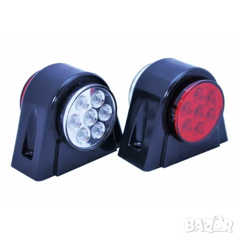 Комбиниран LED габарит 24 V, 74 x 94 mm, снимка 2 - Аксесоари и консумативи - 55864319
