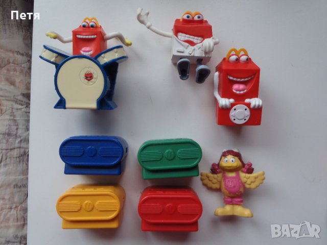 Пластмасови играчки от Макдоналдс и КФС / играчки от Mcdonalds KFC, снимка 5 - Фигурки - 28923047