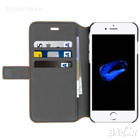 Faconnable Folio Защитен калъф от синтетична кожа за iPhone 6/7/8/SE 2020 оранжев, снимка 3 - Калъфи, кейсове - 49622145