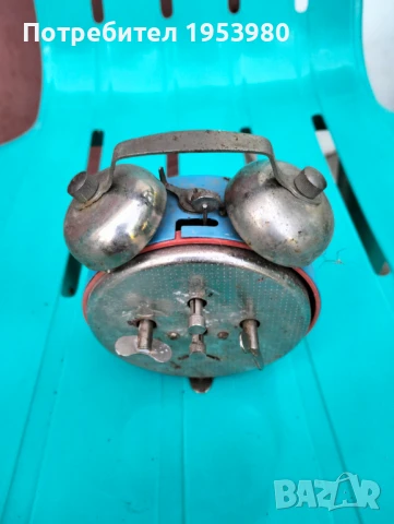 Стар будилник Corsar, снимка 3 - Антикварни и старинни предмети - 50578194