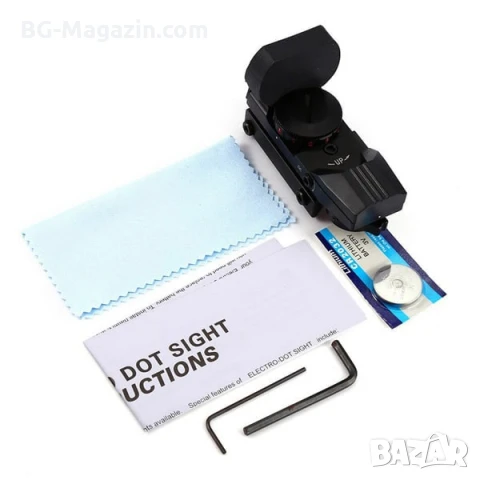 Тактически бързомер прицел с 4 фигури мерник бързомерец за въздушна пушка пистолет лов еърсофт, снимка 12 - Оборудване и аксесоари за оръжия - 51051709
