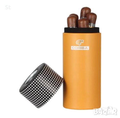 Кожена кутия за пури COHIBA кохиба хумидор, снимка 5 - Други - 42114308