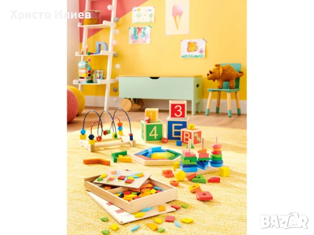 Дървен пъзел Шестоъгълник Монтесори метод, снимка 8 - Игри и пъзели - 50805520