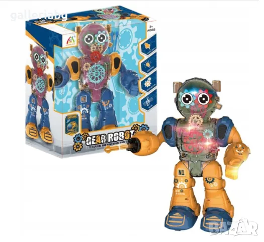 Прозрачен робот с механизъм 