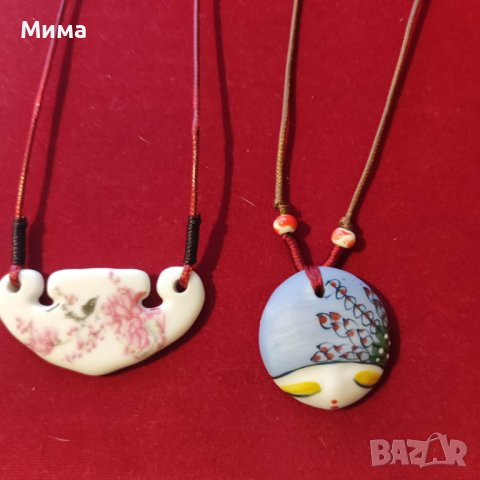 Порцеланови бижута, снимка 13 - Бижутерийни комплекти - 39794243