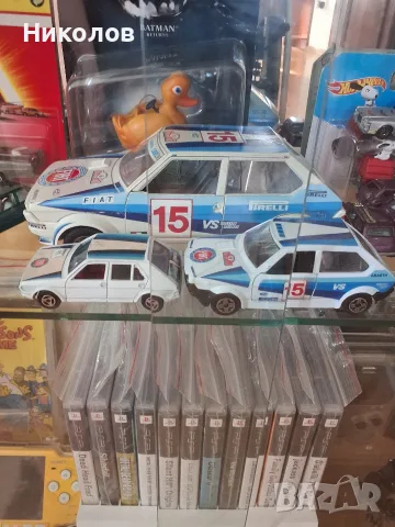 POLISTIL FIAT RITMO RALLY 1/24 1/43 1/64 лот, снимка 2 - Коли, камиони, мотори, писти - 55946715