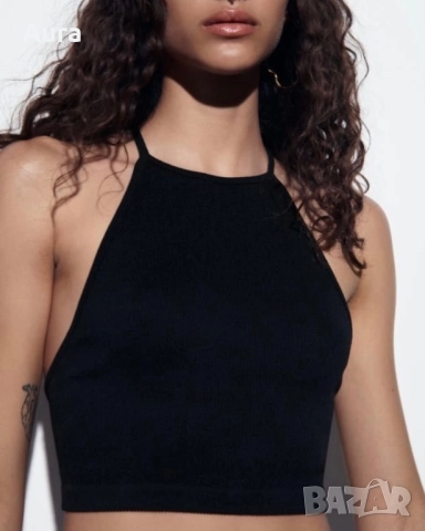 Zara crop top , снимка 2 - Корсети, бюстиета, топове - 51673999