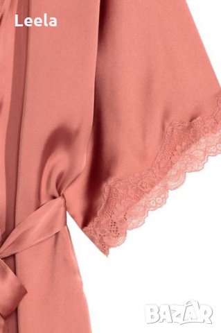 Халат от сатен H&M, снимка 7 - Бельо - 34606239