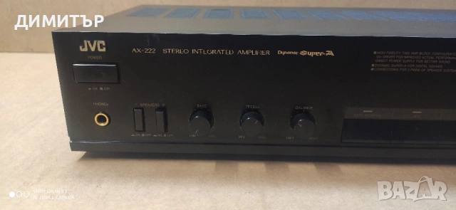 Усилвател JVC AX-222, снимка 2 - Ресийвъри, усилватели, смесителни пултове - 53275280