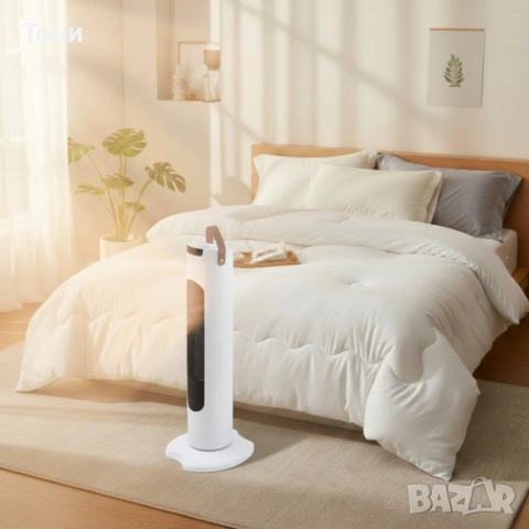 Вентилаторна печка 2 в 1 за бързо и равномерно отопление + целогодишен олекотен юрган за спокоен сън, снимка 6 - Спално бельо - 53422763
