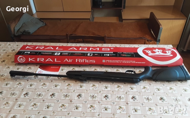 Чисто нова Силна въздушна пушка 240м/с.Крал Армс. кал.5.5мм., снимка 17 - Въздушно оръжие - 52073610