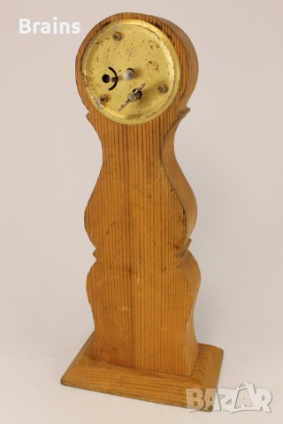 Стар Немски Часовник MERCEDES Дървена Пирографирана Основа, снимка 8 - Антикварни и старинни предмети - 39410666