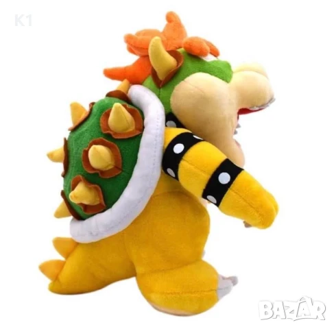 Плюшена играчка Дракон Супер Марио Super Mario, 30см, снимка 4 - Плюшени играчки - 51391777