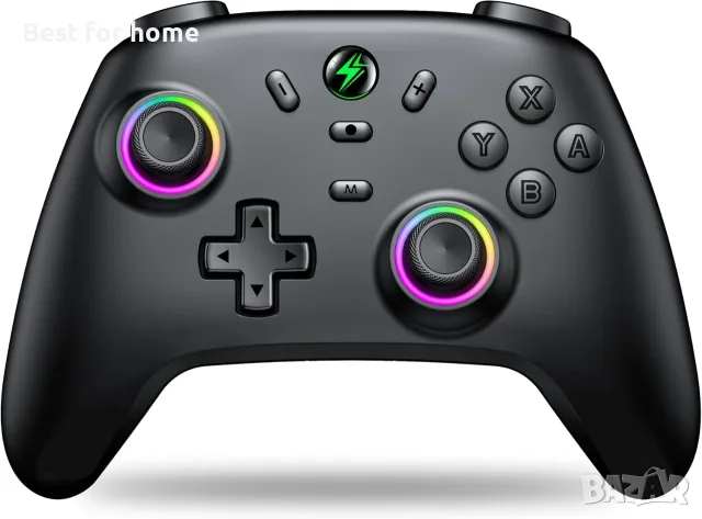 Безжичен контролер за Nintendo Switch/Lite/OLED (модел 2025) с джойстици с ефект на Хол 