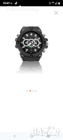 Sprinter-1906 SuperHD часовник със скрита камера във военен стил 4к камера , снимка 10 - Мъжки - 53214488