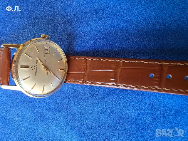 Мъжки часовник Eterna-Matic Date Gold Case Automatic TOP 