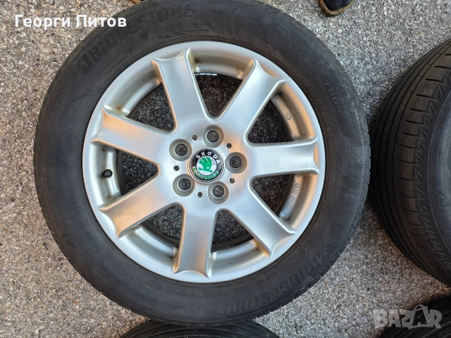 Джанти с гуми за Шкода , снимка 9 - Гуми и джанти - 53727410