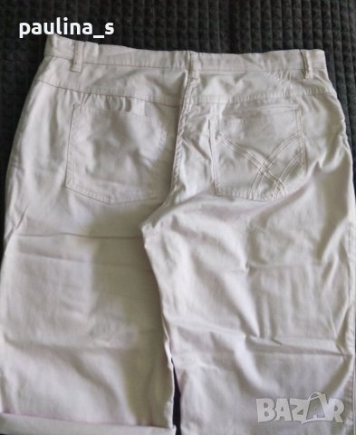 Сатенирани дънкови бермуди "woman's" fashion / голям размер , снимка 4 - Къси панталони и бермуди - 40535271