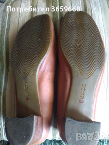 Дамски обувки ECCO, естествена кожа, размер 39, снимка 4 - Дамски обувки на ток - 41772012