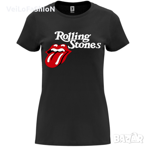 Нова дамска тениска на музикалната група The Rolling Stones (Ролинг Стоунс), снимка 1 - Тениски - 44649245