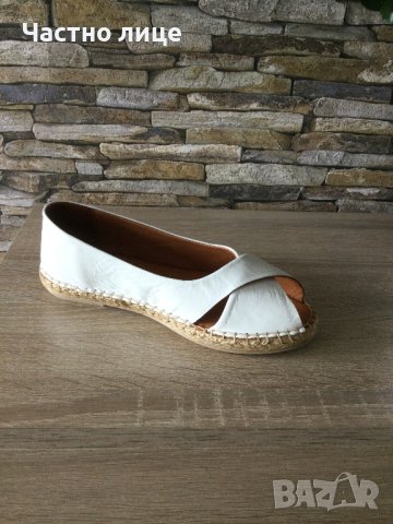 Ниски бели дамски летни обувки от естествена кожа 21188-3  / №36, снимка 3 - Дамски ежедневни обувки - 41558650