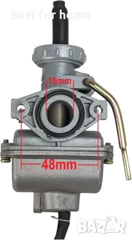 GOOFIT PZ16 6мм карбуратор PZ16 с въздушен филтър, снимка 2 - Аксесоари и консумативи - 50138291