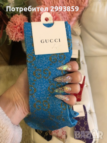 намалям*Чорапи Гучи*ламе 3/4+7/8*GUCCI, снимка 9 - Други - 35110380