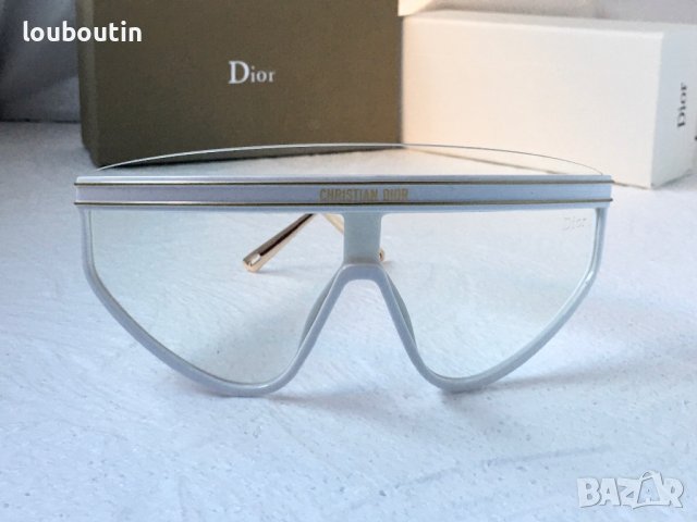 Dior дамски прозрачни слънчеви очила маска 1:1 - 4 цвята, снимка 7 - Слънчеви и диоптрични очила - 41925707