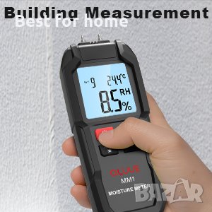 Цифров влагомер QLUUE ММ1, снимка 9 - Измервателни инструменти - 39645486