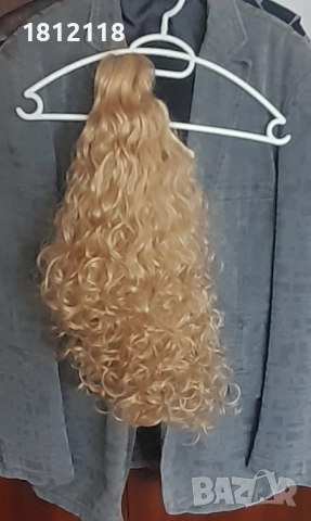 Тъмно руса опашка за коса на шнола 