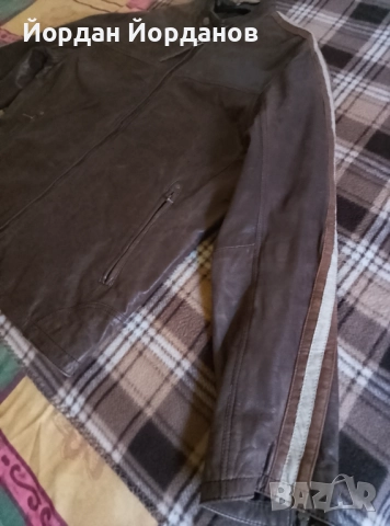 Кожено яке, снимка 15 - Якета - 43117116