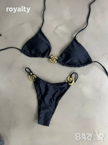 Дамски бански на части Два цвята , снимка 2 - Бански костюми - 50215721