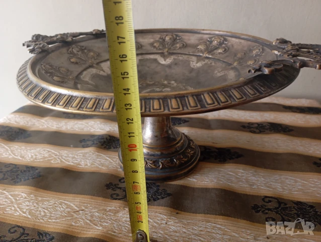 Стара купа,фруктиера арт деко, снимка 4 - Други ценни предмети - 50836582