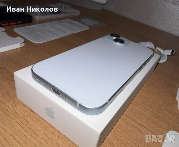 Оригинален iPhone 15 128gb, перфектен и с много аксесоари!, снимка 5 - Apple iPhone - 53851030