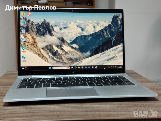 HP EliteBook 845 G8 AMD Ryzen 7 5850U / 16GB / 512GB / FHD IPS Touch, снимка 2 - Лаптопи за дома - 53383998