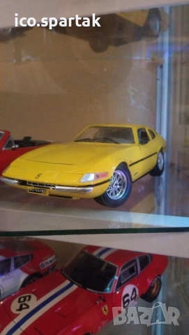 Метални колички 1:18 Ferrari 365 GTB 4 Daytona 1969 г, снимка 10 - Колекции - 27207593