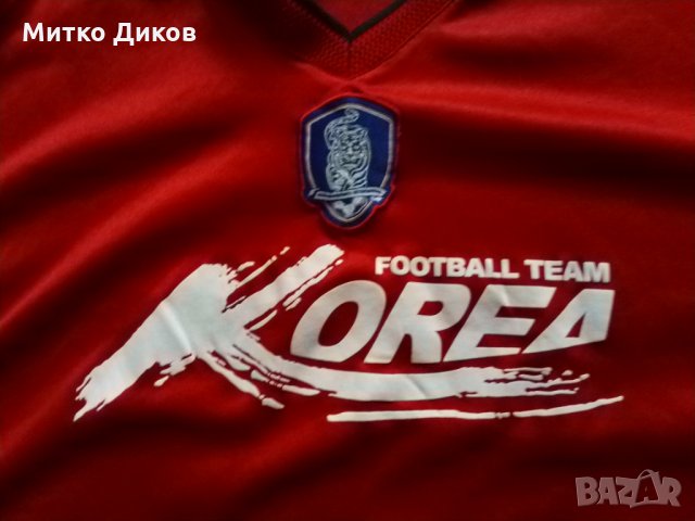 Корея футболна тениска памук размер Л, снимка 3 - Футбол - 35797494