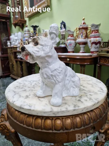 Страхотна антикварна колекционерска немска порцеланова фигура статуетка Goebel , снимка 5 - Статуетки - 50153055