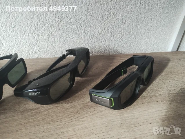 РАЗЧИСТВАНЕ 7 броя 3D очила Samsung Sony Nvidia, снимка 7 - Стойки, 3D очила, аксесоари - 56073926